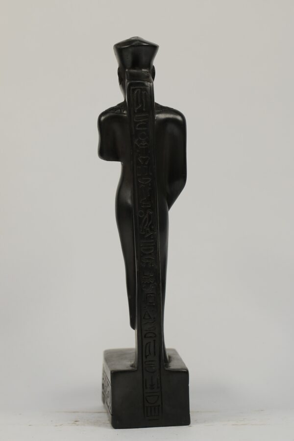 Unique Ancient Egyptian Art God Min Phallic The God Of Fertility Made Of Heavy Black Stone 3263