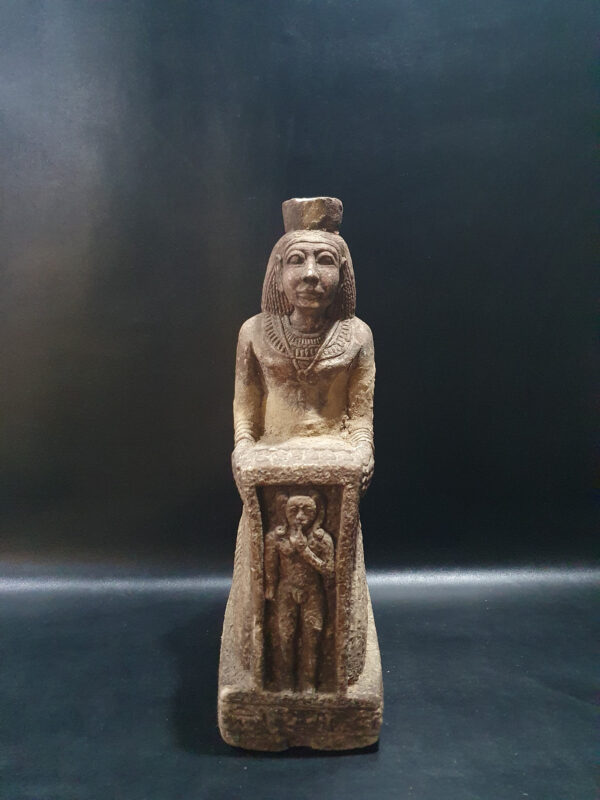 Egyptian old ushabti made from old lime stone of High priest of Hathor ...