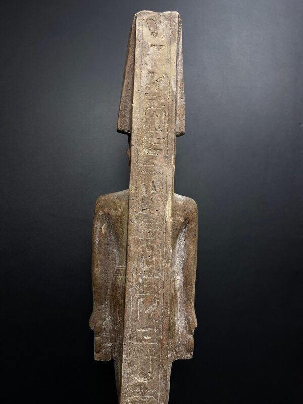 Fantastic Large Replica Of Amun Ra God Of The Sun Standing Carefully Made From The Natural